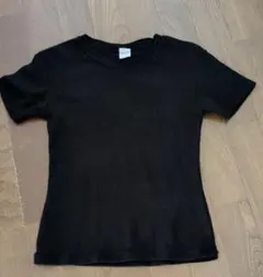SOMETHING 黒 半袖Tシャツのサムネイル