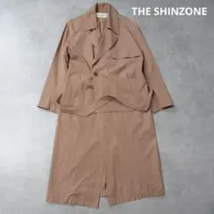 THE SHINZONE / レーヨン サテン トレンチコート ジャケット Fのサムネイル