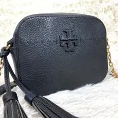 美品✨トリーバーチ ショルダーバッグ マックグロー カメラバッグ ブラック