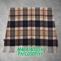 MACKINTOSH PHILOSOPHY チェックマフラー 0-77-981