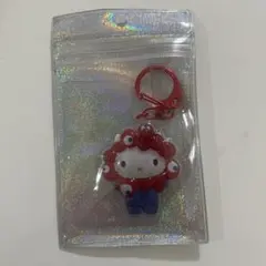 ミャクミャク サンリオ ぷっくり立体キーホルダー キティ 万博 限定