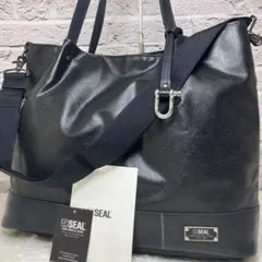 美品 SEAL シール 森野帆布コラボ 2way A4可 プレーントートバッグ