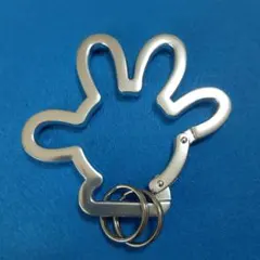 【東京ディズニーリゾート】ミッキー　グローブ型　カラビナ