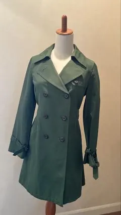 ROPE グリーン トレンチコート