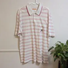 スリクソン⭕️半袖シャツ ゴルフウェア ポロシャツ ボーダー 