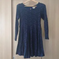 ネイビー 長袖 ワンピース MINIMUMMINIMUM Sサイズ相当