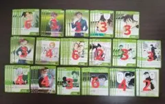 名探偵コナンカード 緑まとめ売り 62枚セット② 服部平次 遠山和葉 大岡紅葉等