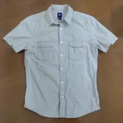 GAP ギャップ　半袖シャツ ベージュ　Mサイズ
