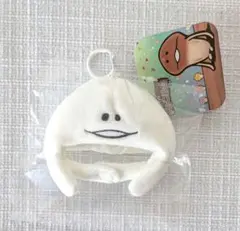 なめこ ぬいぐるみくじ D賞キャップチャーム 白なめこ