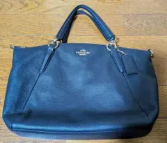 COACH クロスビー キャリーオール 33545 ターンロック ネイビー - メルカリ