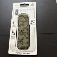 3262】adidas スマホグリップスタンド Lサイズ カモフラージュ