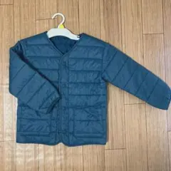 洗える　ボタン開き中綿ジャケット　100センチ　デビロック