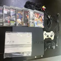 【箱・説明書】PS3 本体 専用ソフト7本付きCECH-2000A 120GB