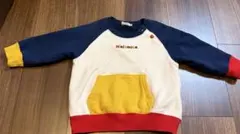 ミキハウス　ロゴトレーナー　80 上下セット