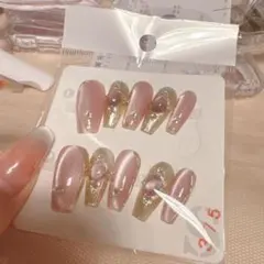 ピンクグラデーションネイルチップ Sサイズ