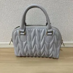 ☆*☆様 ライトグレー キルティング ハンドバッグ
