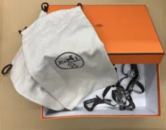 20260414-H エルメス　hermes 巾着袋　空箱　リボン紐