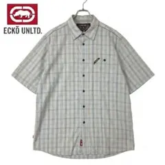 ECKO UNLTD エコー 半袖 チェックシャツ XL Y2K ストリートのサムネイル