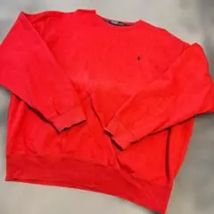 90S POLOラルフローレン ワンポイント　スウェット　L