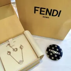 FENDI】オーロックプレート 2枚セット 食器 ポーセリン ホワイト