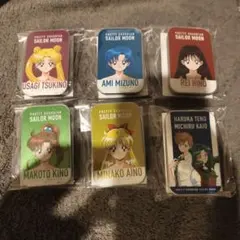 セーラームーンストア スライド缶ケース ムーン、マーキュリー、マーズ
