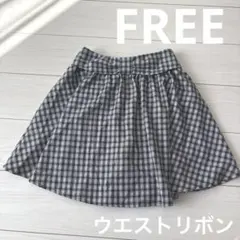 美品　MAJESTIC LEGON チェック　フレア ミニスカート キュロット