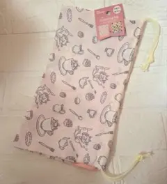おしゃれキャットマリー　ディズニー　巾着袋　Lサイズ
