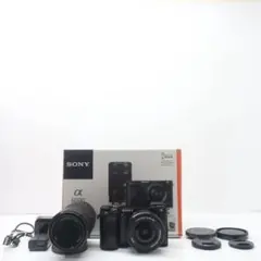 SONY α5100 ダブルズームレンズキット ブラック - メルカリ