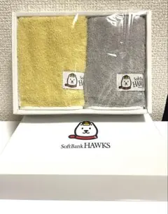 SoftBank HAWKS タオルセット（イエロー・グレー）