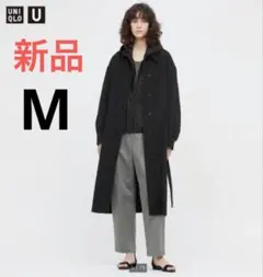 新品　ユニクロ　ユー　シャツコート＋　Mサイズ　ブラック