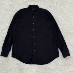 UNIQLO ユニクロ　旧タグ　長袖シャツ　Ｌサイズ　黒　ブラック