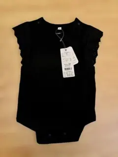 モクモフ　ベビー ロンパース ブラック 70cm