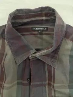 R. Newbold チェック柄 長袖シャツ Lサイズ
