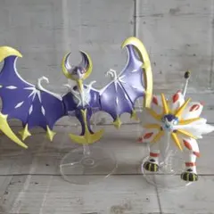 ポケットモンスター　サン&ムーン　ソルガレオ　ルナアーラ　フィギュア