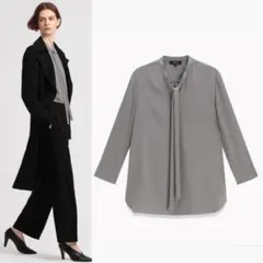 Prime GGT Tie Blouse タイブラウス セオリー Theory ブラウス PRIME GGT TIE BLOUSE （オフホワイト