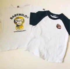 XLARGE APE セット　キッズ110 エクストララージ　X-girl好きに