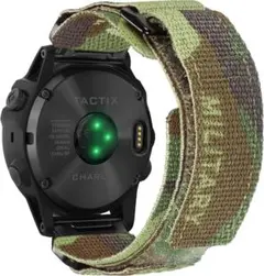 ガーミンウォッチ ミリタリーナイロンバンド カモフラージュ柄 デザイン