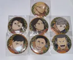 ハイキュー　烏野セレクション　缶バッジ　7点セット