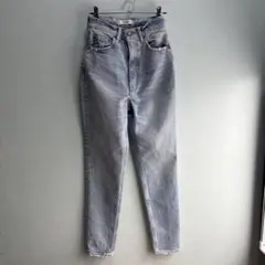 極美品　MOUSSY HW ISM スキニーデニム 23 ハイウエスト 美脚