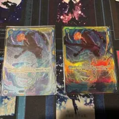 ワンピースカード　サンジシークレット2枚