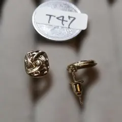 T47-3 ステンレスピアス レディース メンズ アクセサリー 無言OK