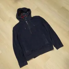 L.L.Beanメンズ フード付きプルオーバーパーカー S REG ネイビー