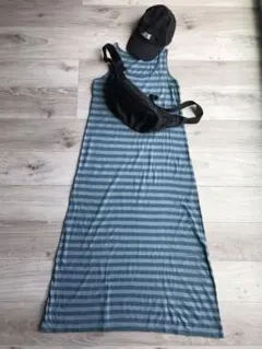 gu  ロングワンピ  ボーダー