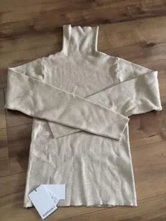 moment+ タートルネックニット ベージュ M 新品