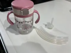 リッチェル　ストローマグ　ピンク　女の子　200ml