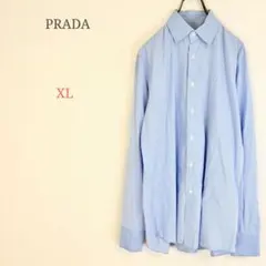 ◆プラダ【XL】チェック柄シャツ ギンガムチェック オフィス 大きいサイズのサムネイル