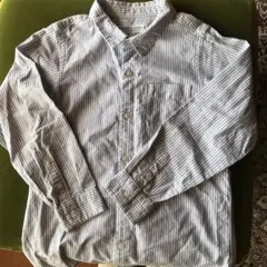 フォーク&スプーン　ストライプシャツ　135㎝