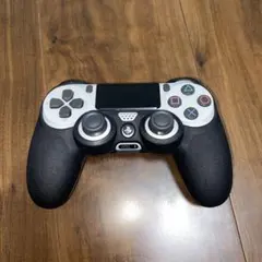 DUALSHOCK4 白 シリコンカバー付 R2ボタン誤作動