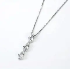美品！ シルバーネックレス ダンシングストーン
