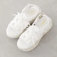 Chico ホワイト 厚底